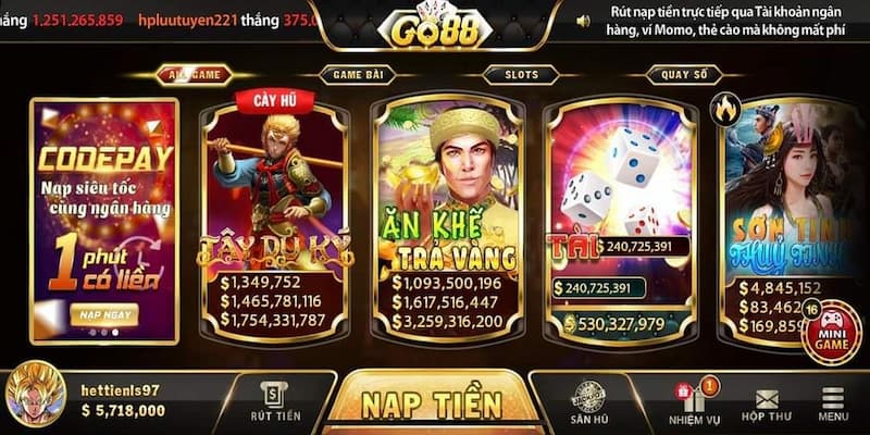Bỏ túi kinh nghiệm chơi dễ thắng tại trang tài xỉu online Go88