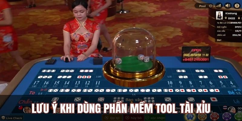 Những lưu ý cần nắm khi sử dụng tool hack tài xỉu
