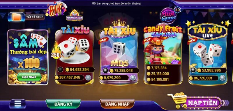 Tính năng nổi bật làm nên sức hút của trang tài xỉu online Rikvip
